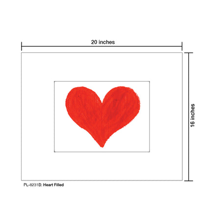 Heart Filled, Print (#8231)