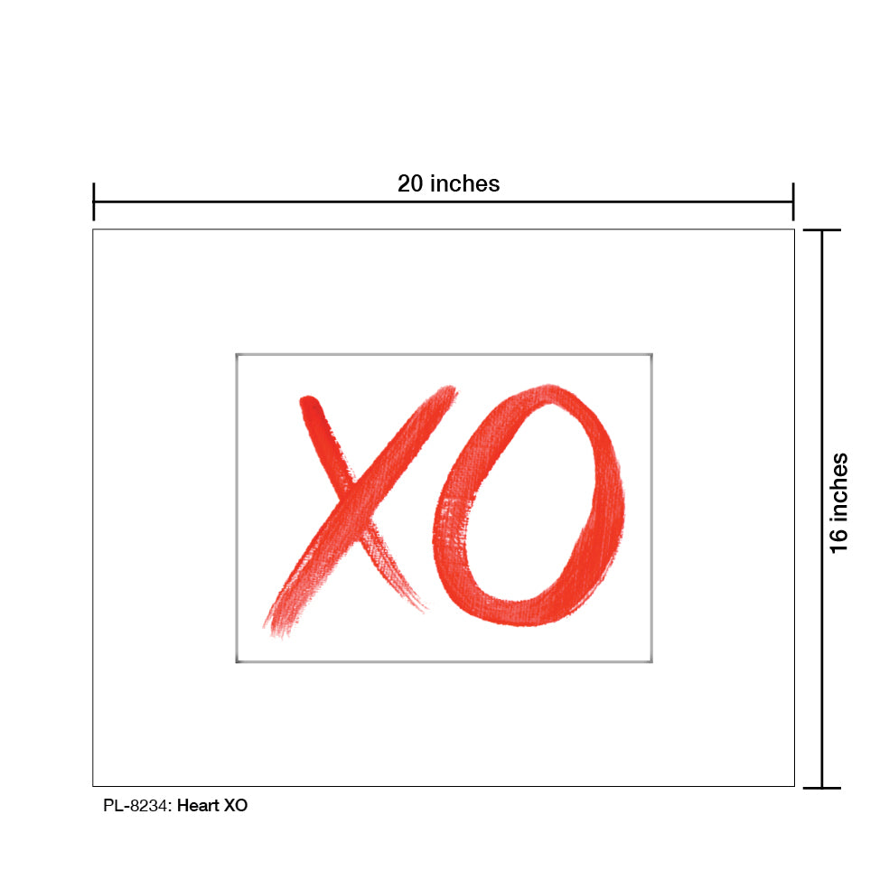 Heart XO, Print (#8234)