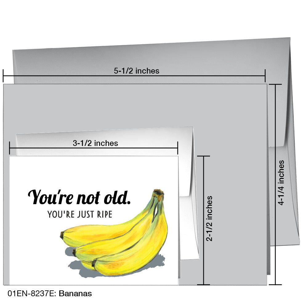 Bananas, Greeting Card (8237E)