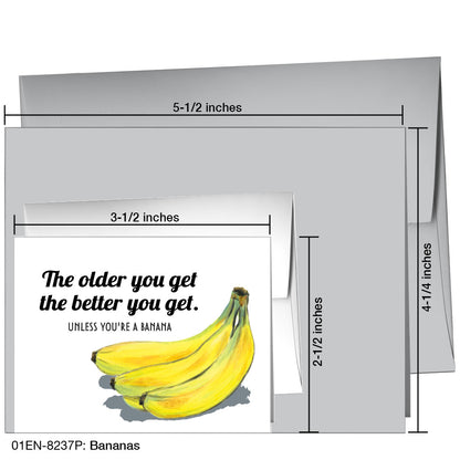 Bananas, Greeting Card (8237P)