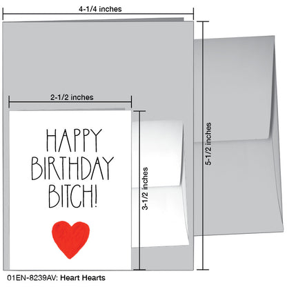 Heart Hearts, Greeting Card (8239AV)