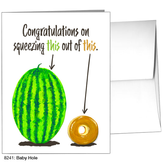 Baby Hole, Greeting Card (8241)