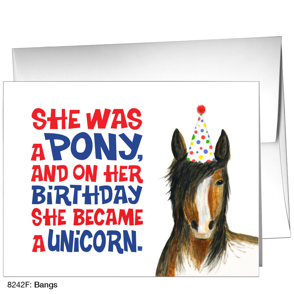 Bangs, Greeting Card (8242F)