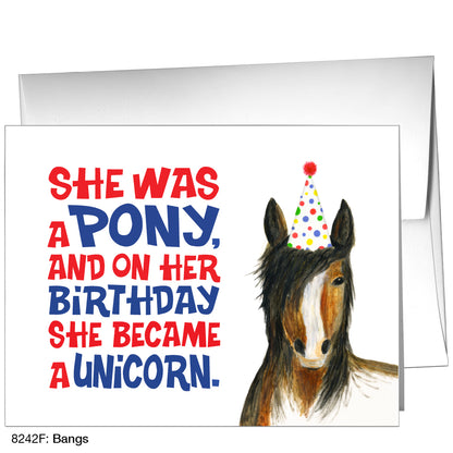 Bangs, Greeting Card (8242F)