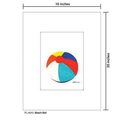 Beach Ball, Print (#8245)