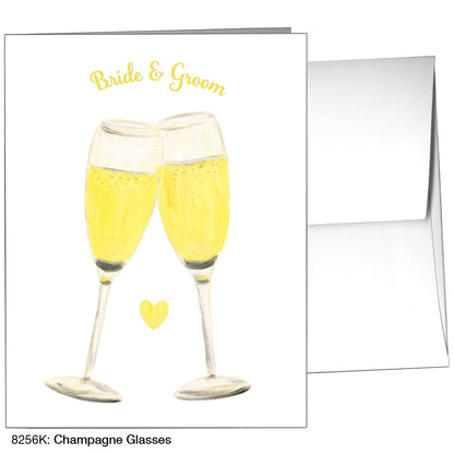 Champagne Glasses, Greeting Card (8256K)