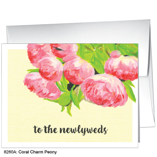 Coral Charm Peony, Greeting Card (8260A)