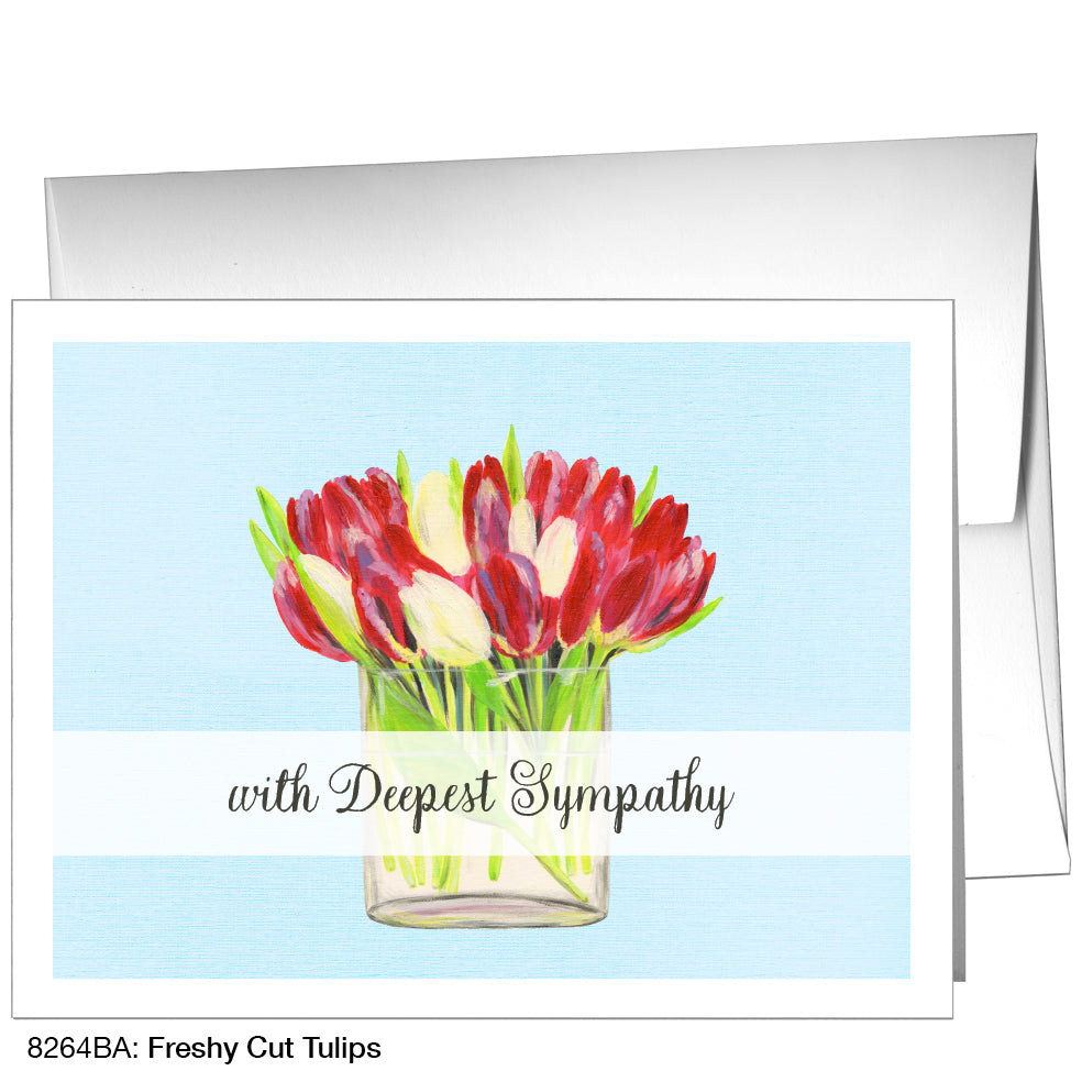 Freshly Cut Tulips, Greeting Card (8264BA)