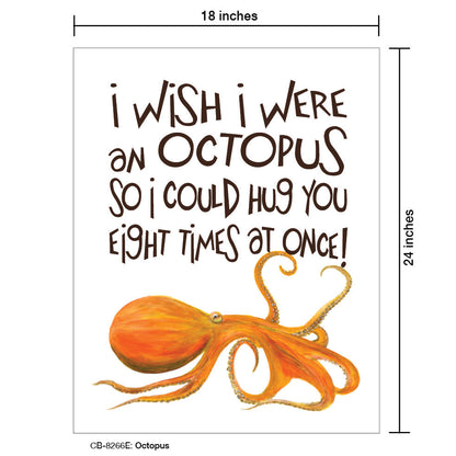 Octopus, Card Board (8266E)