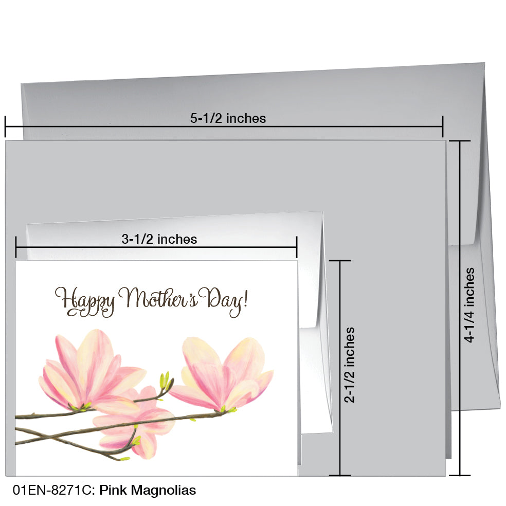 Pink Magnolias, Greeting Card (8271C)