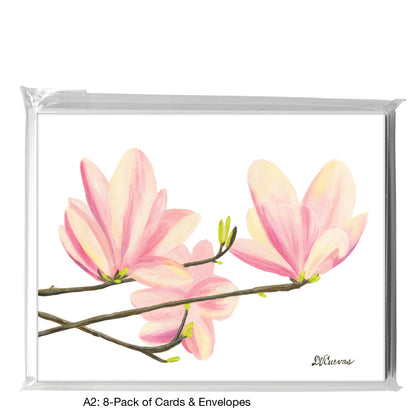 Pink Magnolias, Greeting Card (8271F)