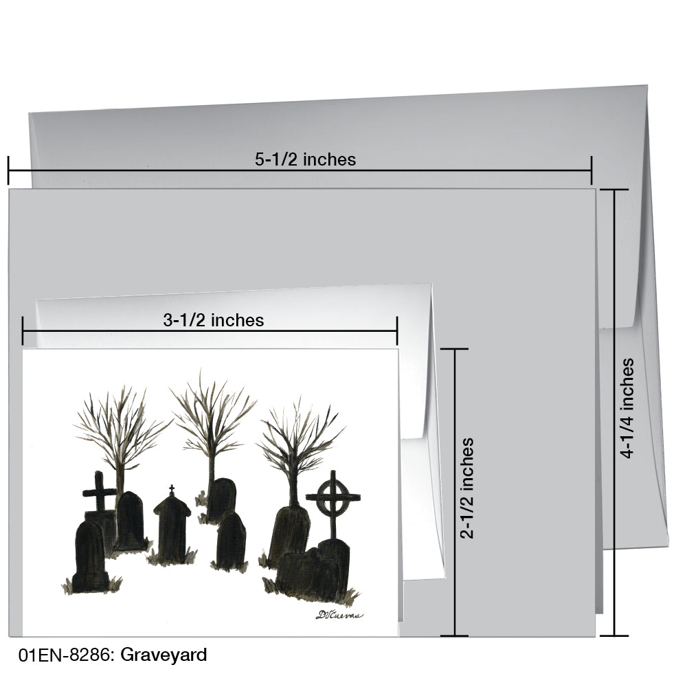 Graveyard, Greeting Card (8286)