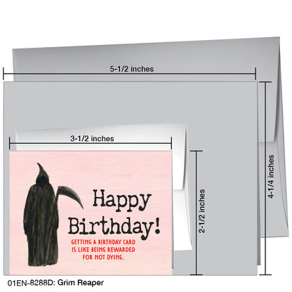 Grim Reaper, Greeting Card (8288D)