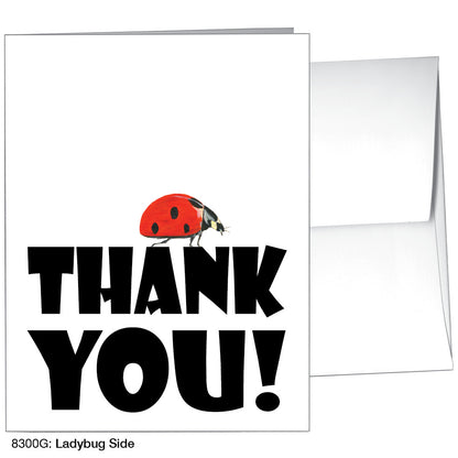 Ladybug Side, Greeting Card (8300G)