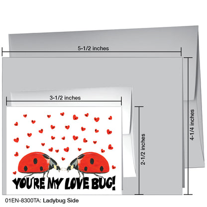 Ladybug Side, Greeting Card (8300TA)