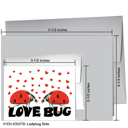 Ladybug Side, Greeting Card (8300TB)