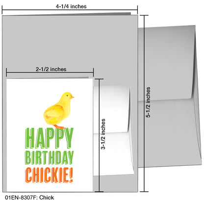 Chick, Greeting Card (8307F)