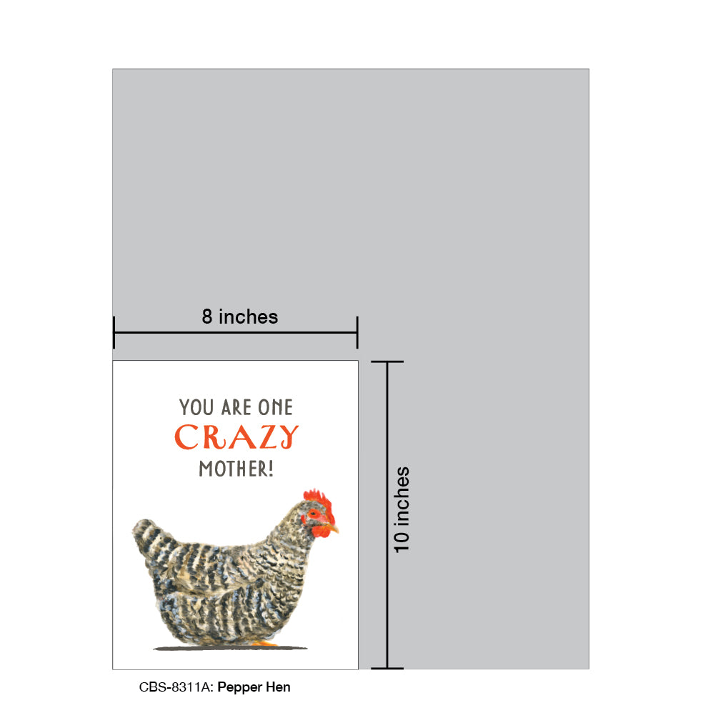 Pepper Hen, Card Board (8311A)