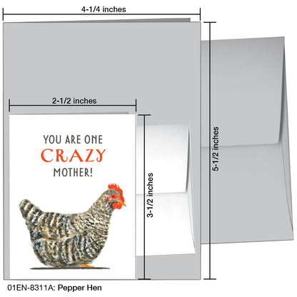 Pepper Hen, Greeting Card (8311A)