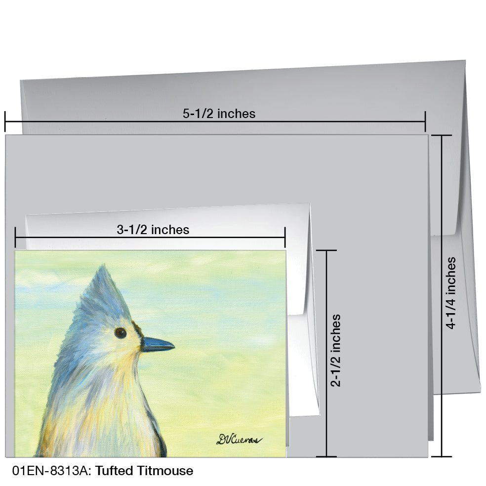 Tufted Titmouse, Greeting Card (8313A)