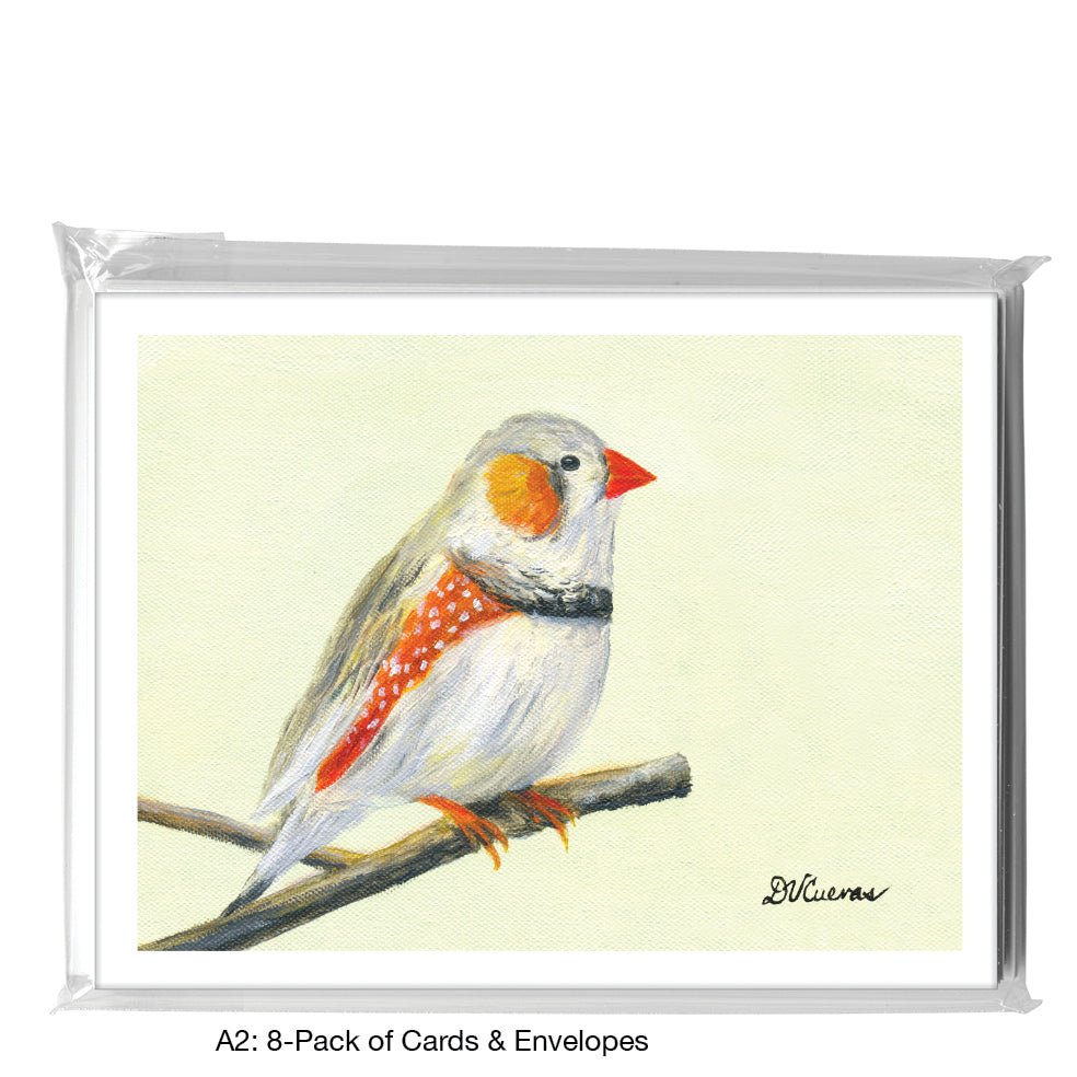 Songbird Finch, Greeting Card (8316A)