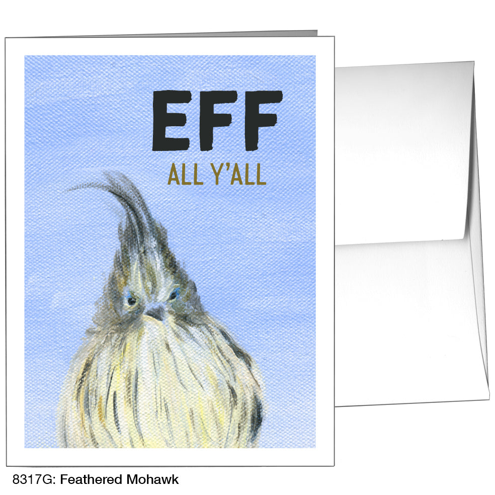 Feather Mohawk, Greeting Card (8317G)