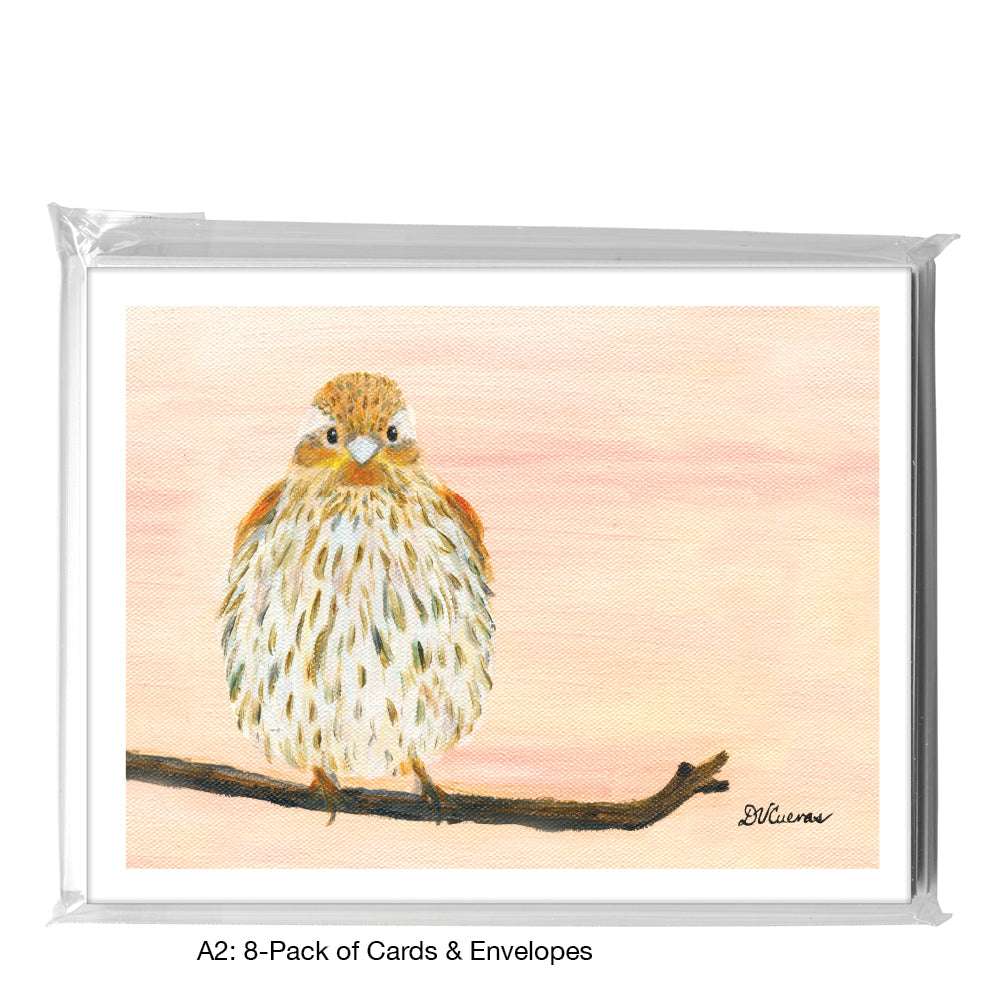 Sweet Finch, Greeting Card (8325A)