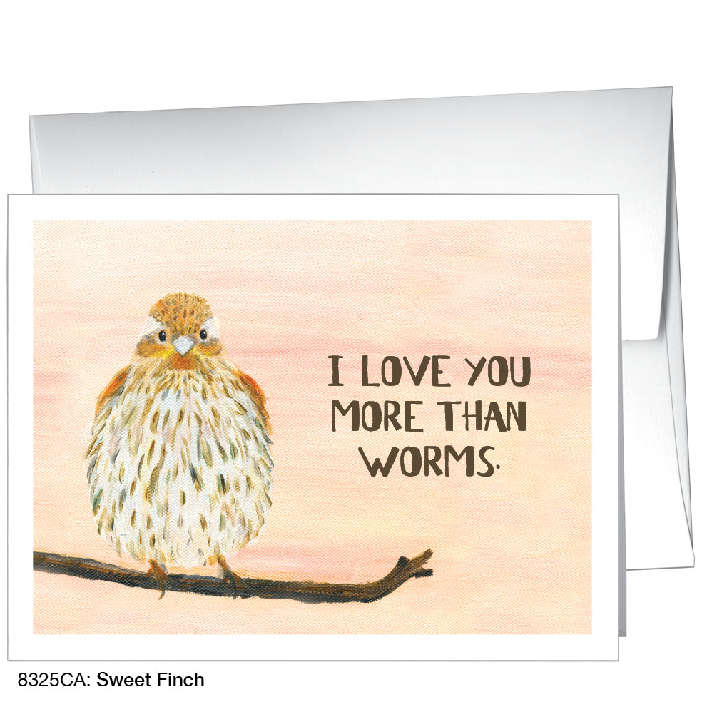 Sweet Finch, Greeting Card (8325CA)