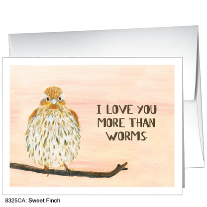 Sweet Finch, Greeting Card (8325CA)