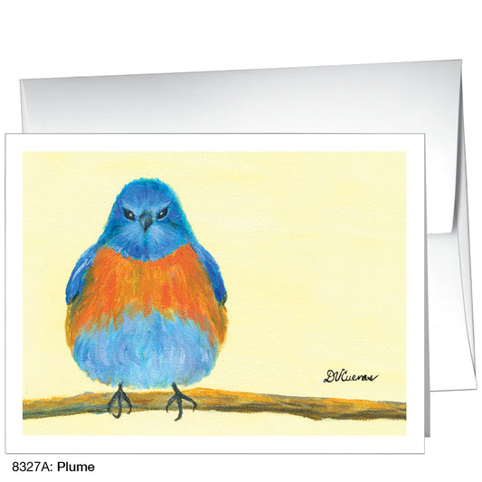 Plume, Greeting Card (8327A)