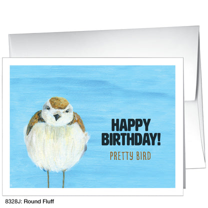 Round Fluff, Greeting Card (8328J)