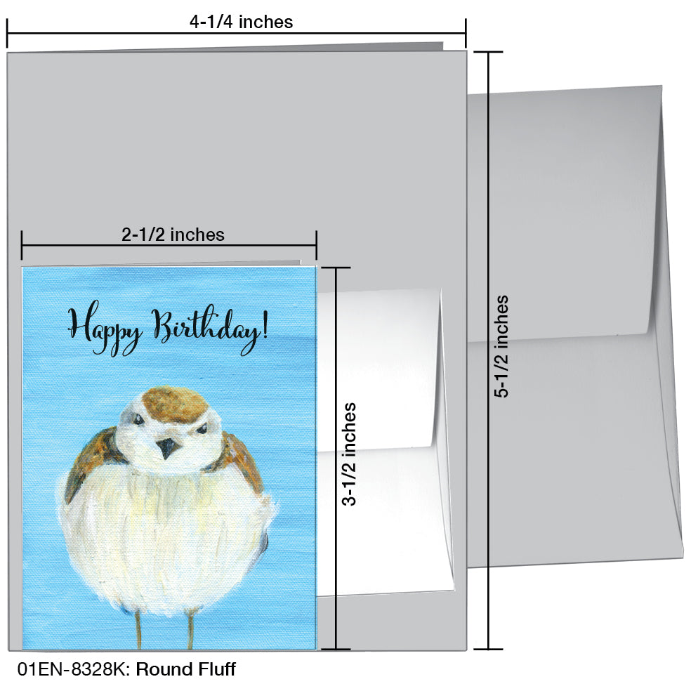 Round Fluff, Greeting Card (8328K)