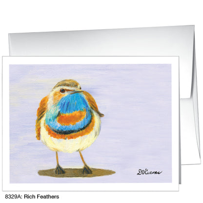 Rich Feathers, Greeting Card (8329A)