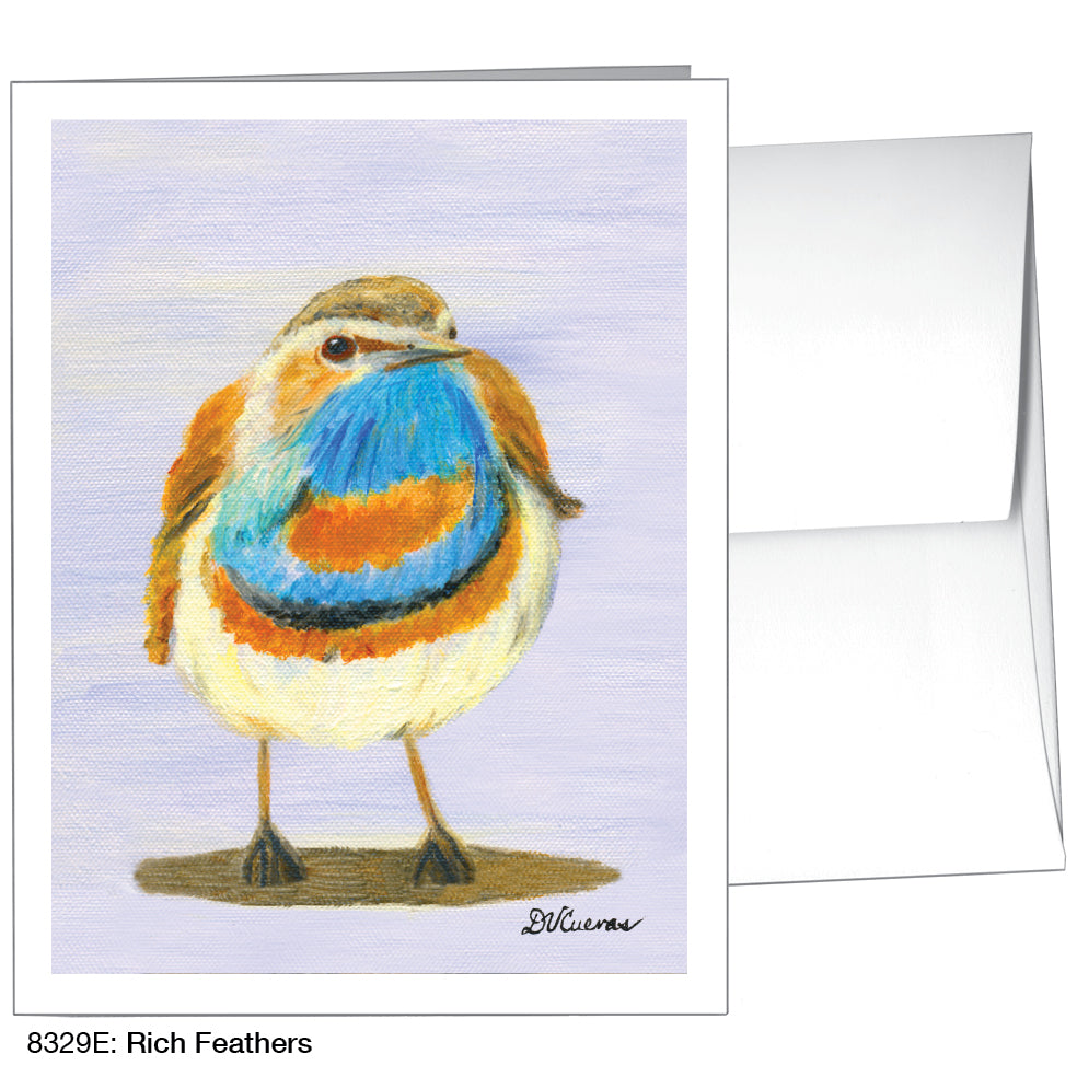 Rich Feathers, Greeting Card (8329E)