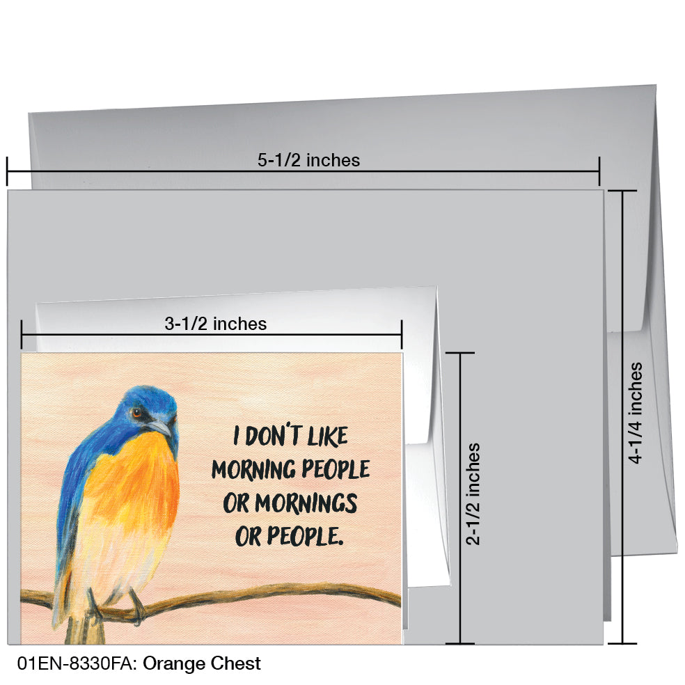 Orange Chest, Greeting Card (8330FA)