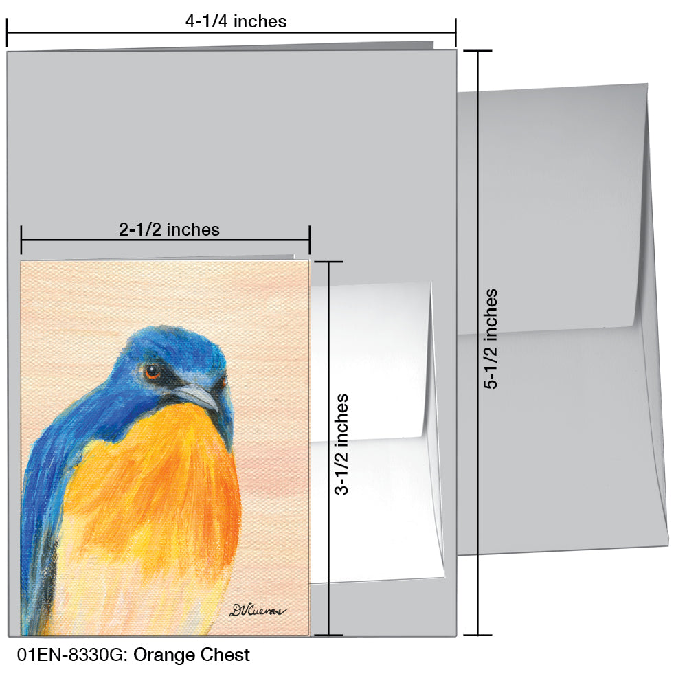 Orange Chest, Greeting Card (8330G)