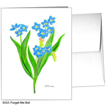 Forget Me Not, Greeting Card (8334)