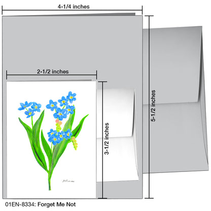 Forget Me Not, Greeting Card (8334)