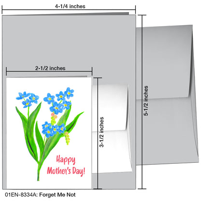 Forget Me Not, Greeting Card (8334A)