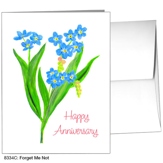 Forget Me Not, Greeting Card (8334C)