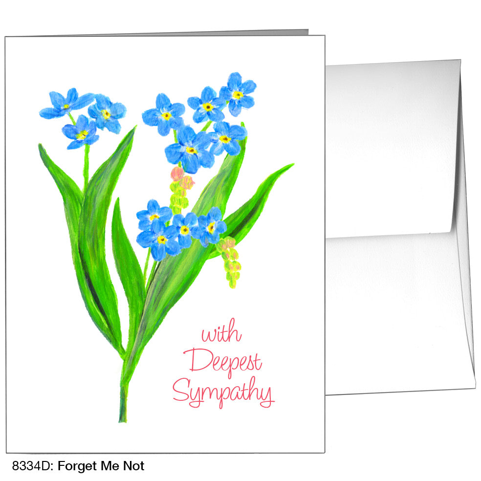 Forget Me Not, Greeting Card (8334D)