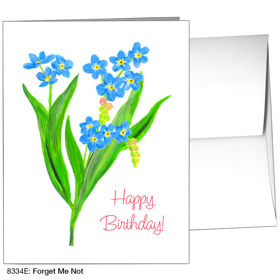 Forget Me Not, Greeting Card (8334E)