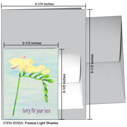 Freesia Light Shades, Greeting Card (8335A)