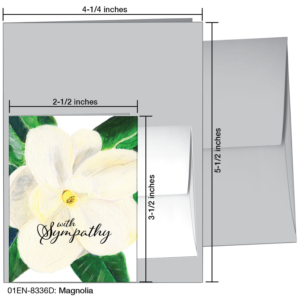 Magnolia, Greeting Card (8336D)