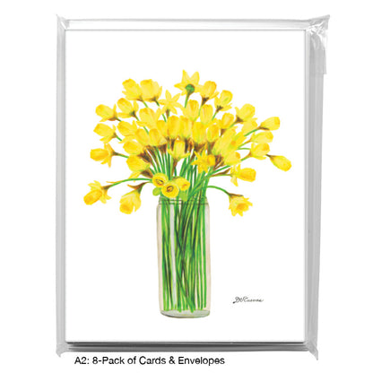 Daffodil Trumpets, Greeting Card (8341)