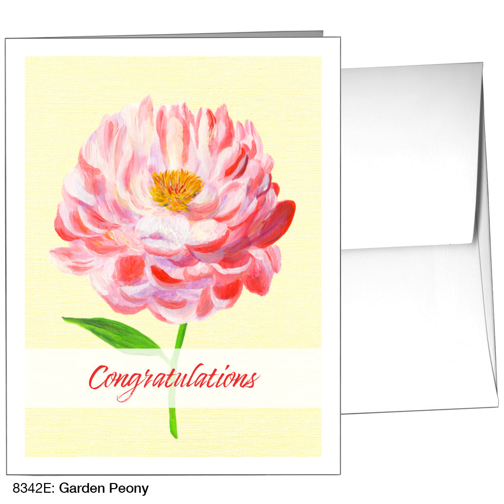 Garden Peony, Greeting Card (8342E)