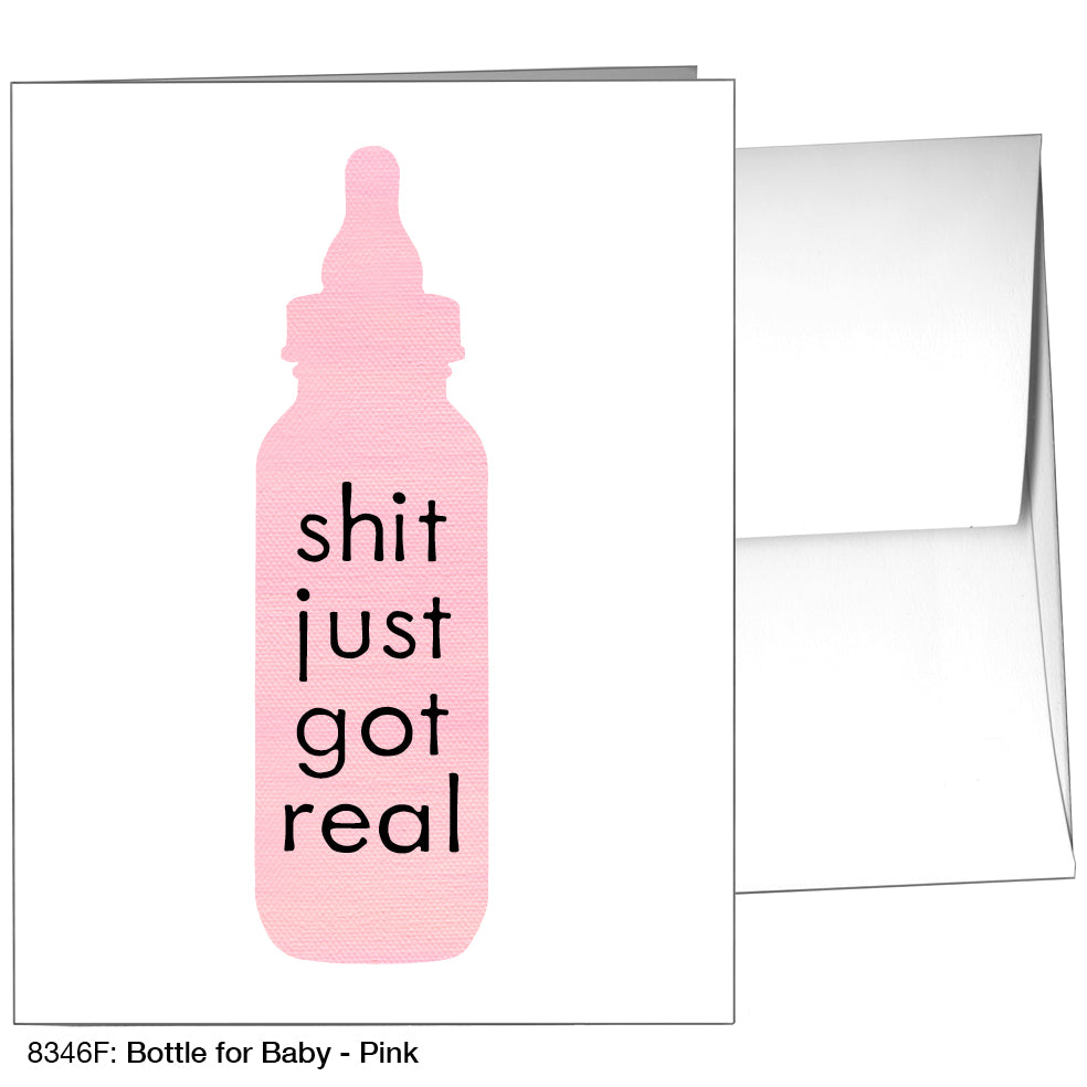 Bottle For Baby, Greeting Card (8346F)