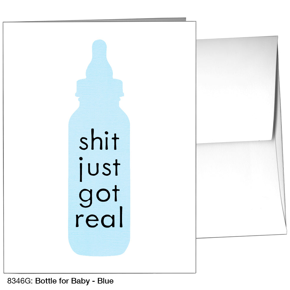 Bottle For Baby, Greeting Card (8346G)