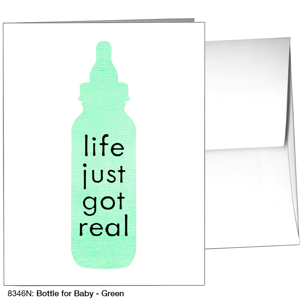 Bottle For Baby, Greeting Card (8346N)