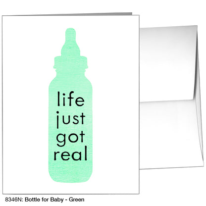 Bottle For Baby, Greeting Card (8346N)